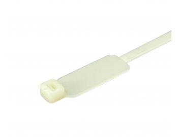 Zacisk plastikowy naturalny RTID-675, 190x5 mm, pole opisowe - 100 szt.