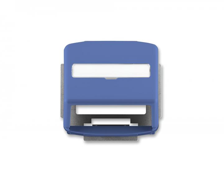 Pokrywa gniazda komunikacyjnego ABB Tango 5014A-A100 M2, pole opisowe - jasnoniebieskie