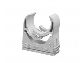 Zaczep OBO Multi Quick 3, 25-28,5 mm, poliamid - jasnoszary