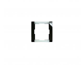 Ramka pojedyncza ABB Element-Time 3901F-A00110 06 - czarna/lodowa biaa