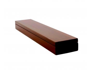 Listwa na kable Malpro, 18x13, imitacja ciemnego drewna - 1 m