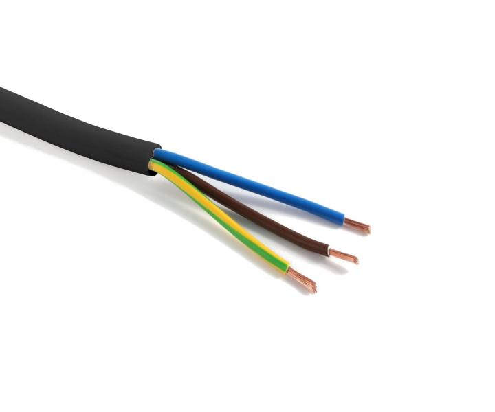 Kabel CYSY H05VV-F 3Gx0,75 C Kablo Vrchlab - czarny