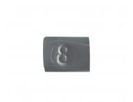 Etykiety oznaczajce Kovoblesk, numer 8, PVC