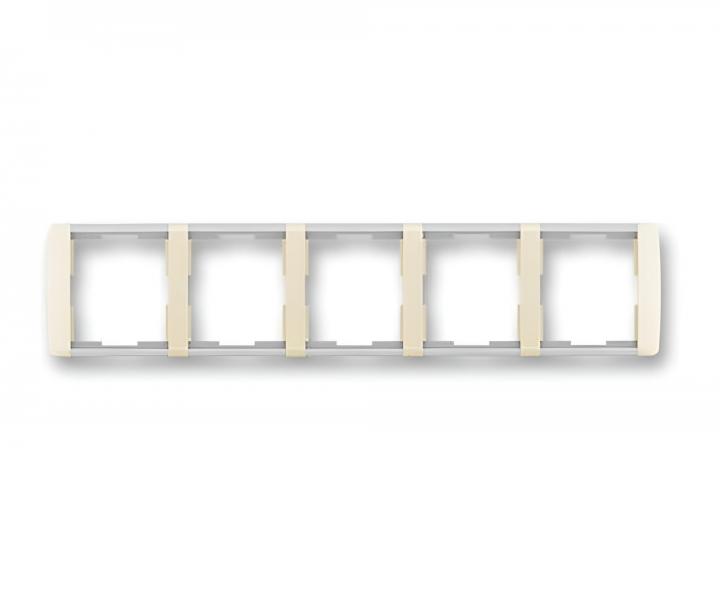 Ramka piciokrotna ABB Element-Time 3901E-A00150 21 - ko soniowa/lodowy biay