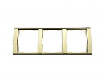 Ramka potr�jna, pozioma ABB Element-Time 3901F-A00130 33 - szampa�ska