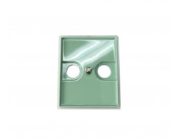 Pokrywa gniazdka telewizyjnego i radiowego ABB Element-Time 5011E-A00200 22 - agawa/lodowa biel