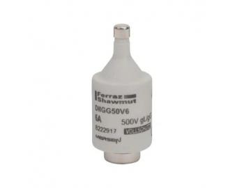 Bezpiecznik Mersen B222917, rozmiar DII gG, 6A, 500V - zielony