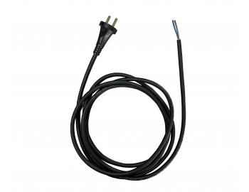 Flexo przewd gumowy 522101-1-1/3, 2x1, prosta wtyczka, czarna - 3 m