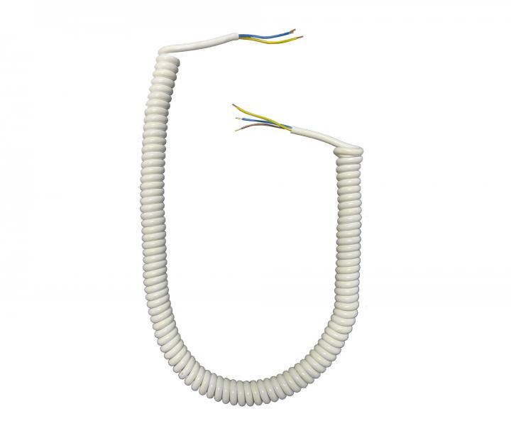 Flexo PVC skrcany przewd H03VV-F3G0.5-A-3 B, 3x0,5, tuleje, biay - 2,20 m