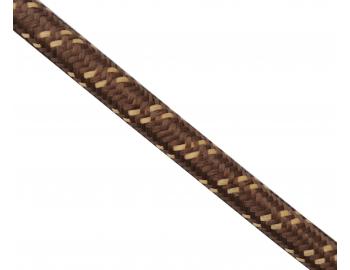Kabel CYSY H05VV-F 2x0,5 Precon, pleciony, brzowy/zoty