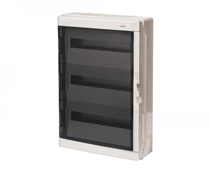 Rozdzielnica natynkowa Famatel Acqua Plus 39054 IP65 54 moduy (3x18) 639x430x160 mm