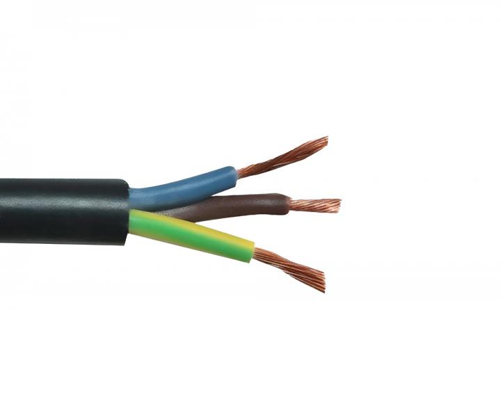 Kabel H05RR-F 3x1,5 Prysmian, czarny