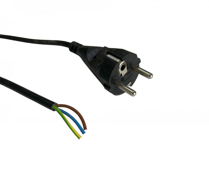 Flexo przewd gumowy 913159-1-1/15, 3Gx1,5, wtyczka prosta, czarna - 15 m