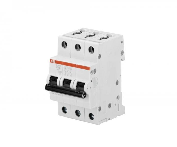 Wycznik ABB S203-B40, 3-biegunowy, 40 A, charakterystyka B, 6 kA