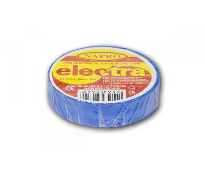 Tama izolacyjna Napro electra PVC 0,13 mm x 15 mm x 10 m, niebieska