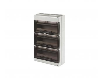 Rozdzielnica natynkowa Scame Domino 672.5048 IP66, 48 moduw, 328x550x140 mm