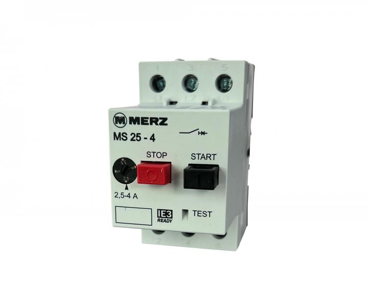 Silnikowy wycznik ochronny Merz MS25-4, 2,5-4 A