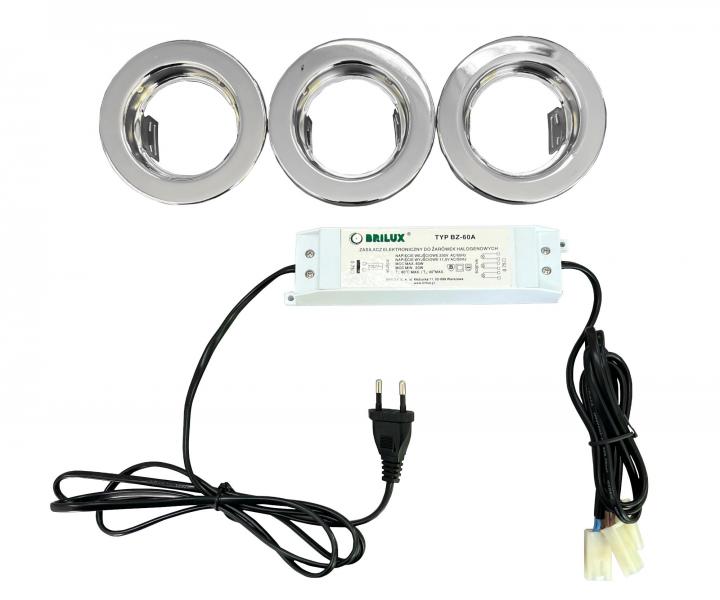 Zestaw lamp halogenowych Brilux 4905-3, 20 W - mosidz