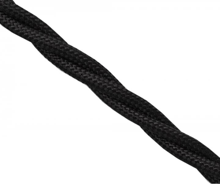 Kabel pleciony 3Gx0,5 Precon, oplecione pojedyncze przewody, czarny