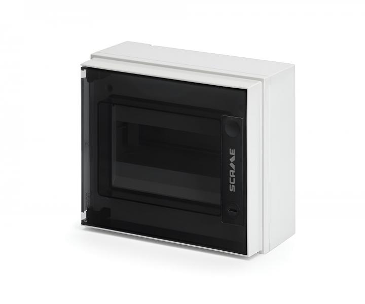 Rozdzielnica natynkowa Scame Ikona 679.1008.2, IP66, 8 moduw (1x8), 215x190x100 mm