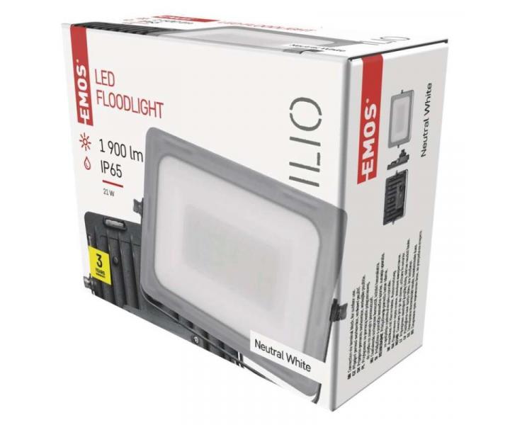 Reflektor LED ILIO, 21W, czarny, neutralna biel Emos ZS2520