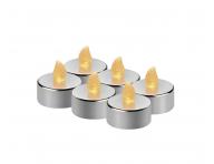 Dekoracja LED wieczka herbaciana Emos DCCV12, CR2032, srebrna, wewntrzna, vintage - 1 szt.