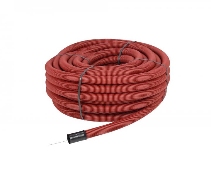 Elastyczna osona Frnkische Kabuflex R90/76, rednica 90 mm czerwona