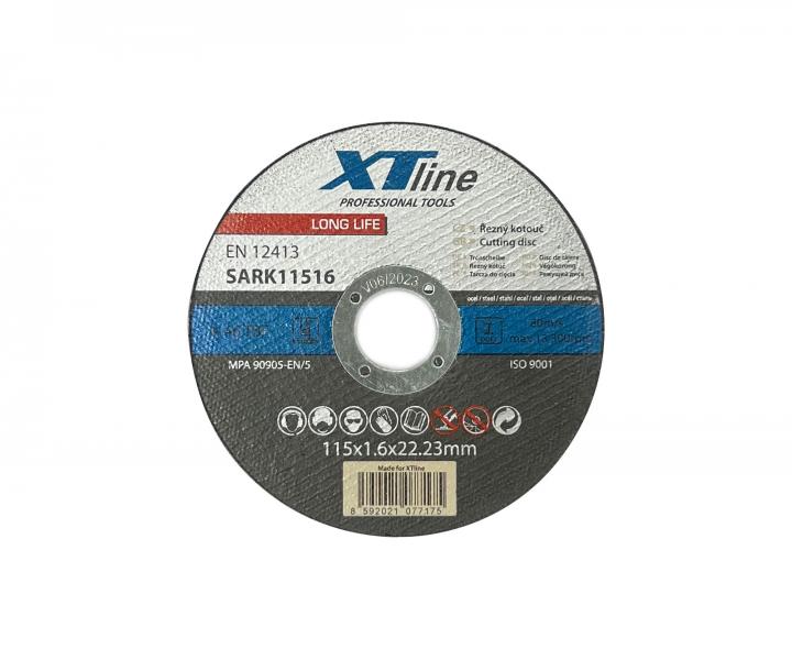 Tarcza tnca do stali XTline Sark 11516, 115 x 1,6 x 22,2