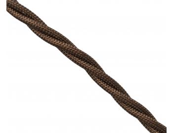 Kabel pleciony 3Gx0,75 Precon, oplecione pojedyncze przewody, ciemny brzowy