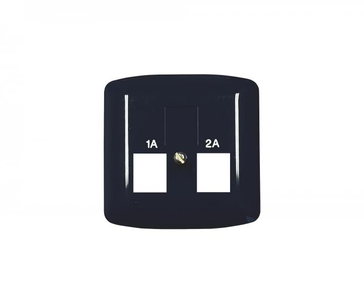 Pokrywa gniazda telefonicznego, podw�jna ABB Tango 5013A-A119M - ciemnoniebieska