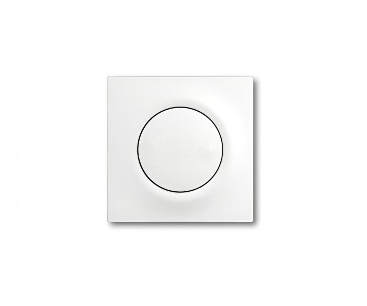 Os�ona prze��cznika z przyciskiem steruj�cym, z lampk� sygnalizacyjn� ABB Impuls 2CKA001753A0182 - mechowa bia�a