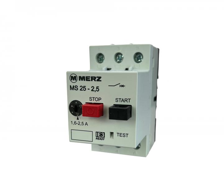 Silnikowy wycznik ochronny Merz MS25-2,5, 1,6-2,5 A