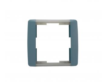Ramka pojedyncza E-tim ABB Element 3901E-A00110 - niebieskoszara