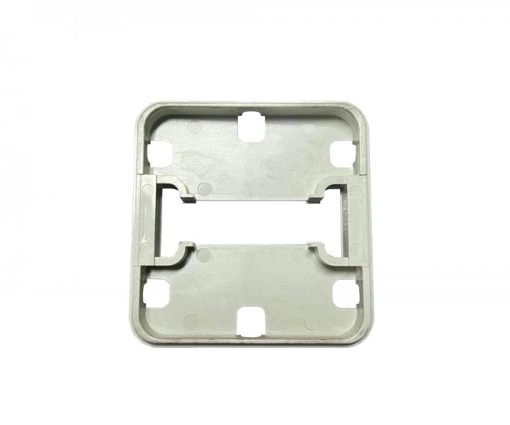 Ramka pojedyncza do gniazda telefonicznego Telcom export Euro TZ-001, na tynk - szara