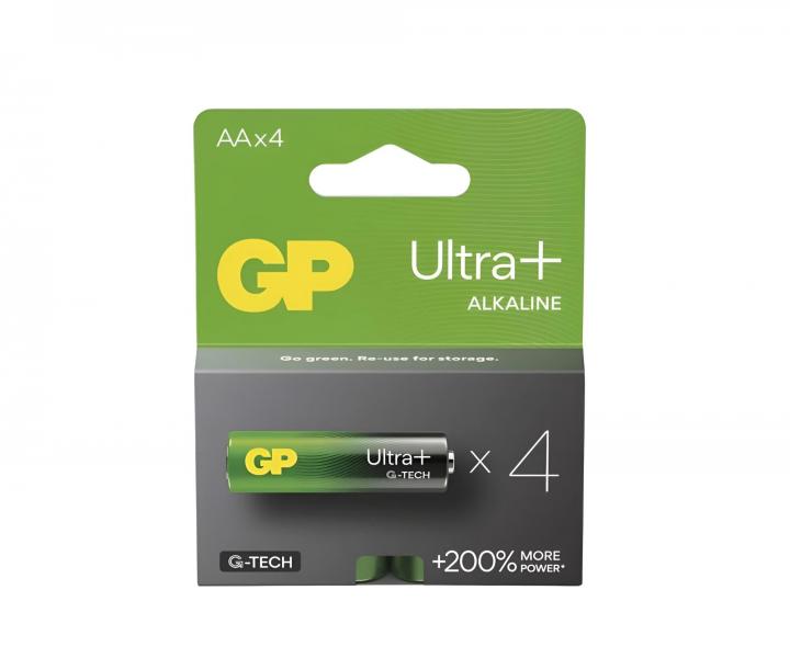 Bateria alkaliczna GP Ultra Plus AA (LR6) - 4 szt.