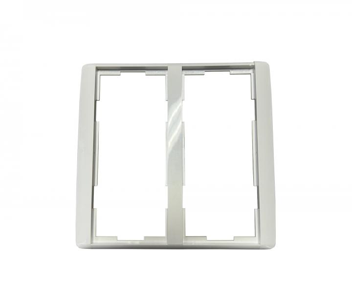 Ramka urz�dzenia 2x podw�jna ABB Element-Time 3901E-A00222 03 - bia�a