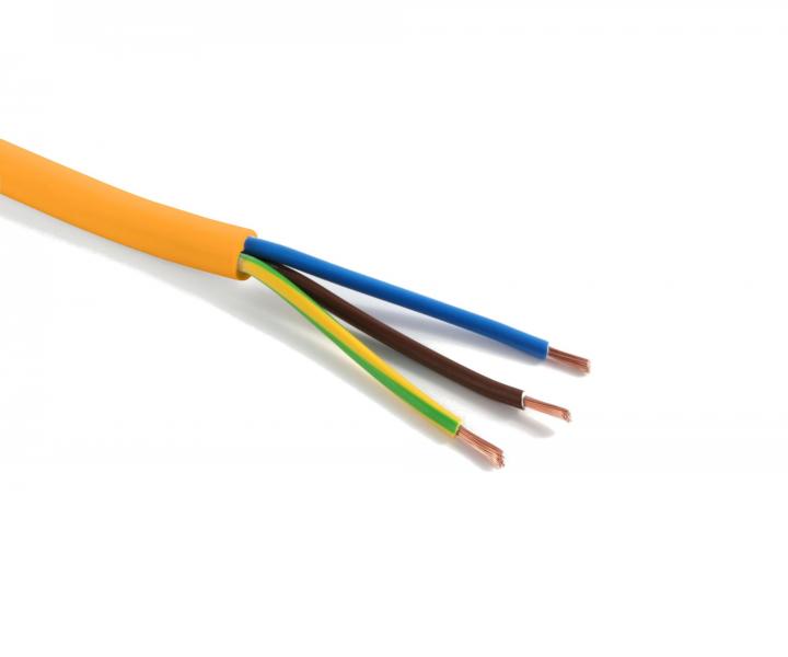 Kabel CYSY H05VV-F 3Gx1,5 Kablo Vrchlab - pomaraczowy