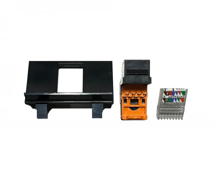 Maska no�na gniazda z konektorami ABB 5014E-A03517, E, F, 2x RJ45-8