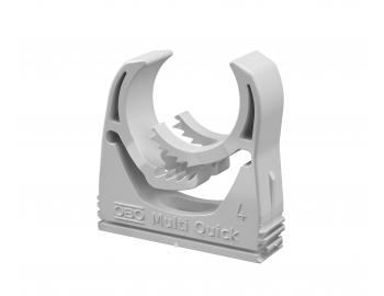 Zaczep OBO Multi Quick 4, 31-37 mm, poliamid - jasnoszary