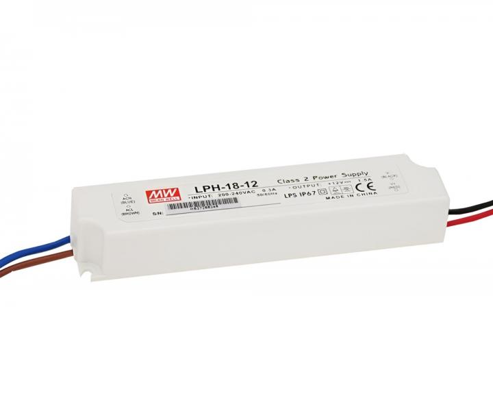 Zasilacz LED Mean Well LPH-18-12, IP67, 18 W, 12 V DC
