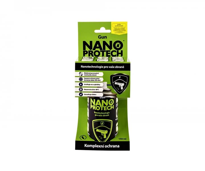 rodek czyszczcy, smarujcy i antykorozyjny w sprayu do broni palnej Nanoprotech Gun - 150 ml