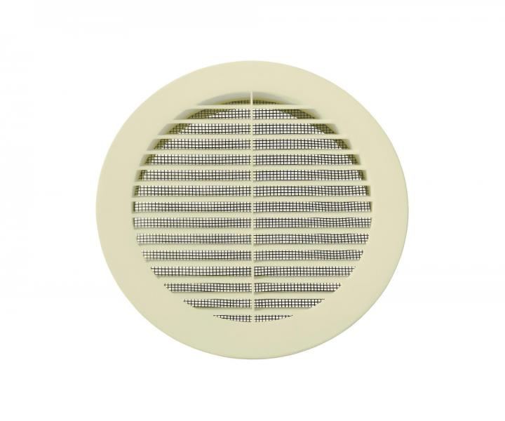 Krata wentylacyjna Vents MV125 bVs, �rednica 125, sta�e �aluzje, bia�a - II klasa jako�ci - ��tawy plastik