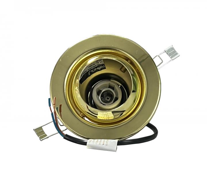 Okrge podtynkowe reflektory Rendl SI1804, IP20, R50, E14, 250 V, 40 W - zote