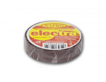 Tama izolacyjna Napro electra PVC 0,13 mm x 15 mm x 10 m, brzowa
