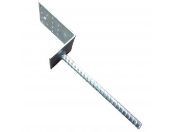 Kotwa do betonu L 80x80x120mm, M16, cynk