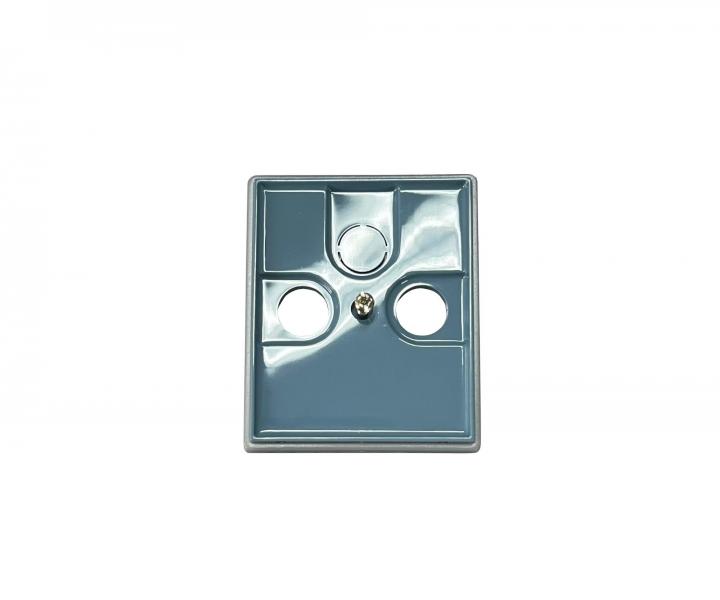 Pokrywa gniazda telewizyjnego i satelitarnego ABB Element-Time 5011E-A00300 23 - niebieska/ lodowa szaro��