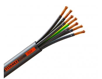 Kabel H07RN-F 7Gx4, Nexans Titanex, czarny - 1 metr