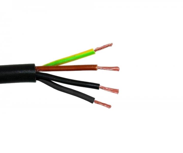 Kabel H05RR-F 4x4 Prysmian - czarny