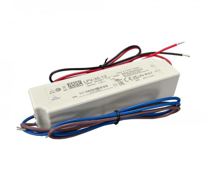Zasilacz LED Mean Well LPV-35-12, IP67, 35 W, 12 V DC
