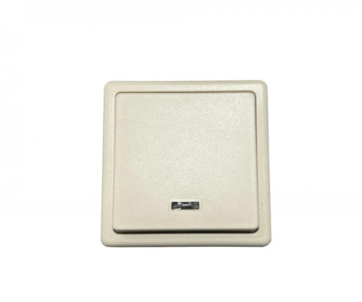 Prze��cznik kompletny ABB Classic 3553-21289 B2, prze��czanie 1, sygnalizacyjna lampka - st�umiona bia�a